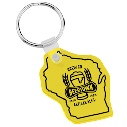Wisconsin Soft Keychain - Opaque