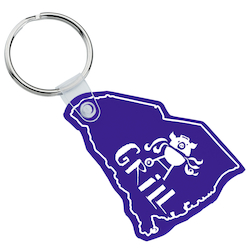 South Carolina Soft Keychain - Opaque
