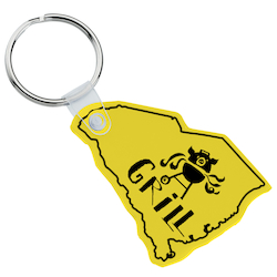 South Carolina Soft Keychain - Opaque
