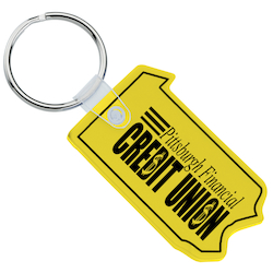 Pennsylvania Soft Keychain - Opaque