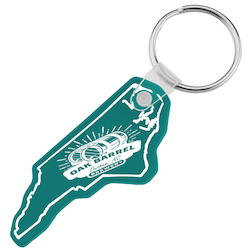 North Carolina Soft Keychain - Opaque