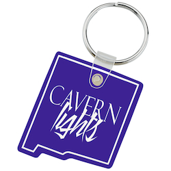 New Mexico Soft Keychain - Opaque