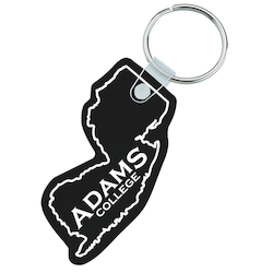 New Jersey Soft Keychain - Opaque