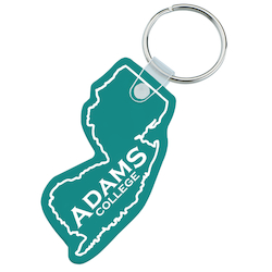 New Jersey Soft Keychain - Opaque