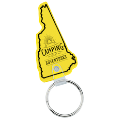 New Hampshire Soft Keychain - Opaque