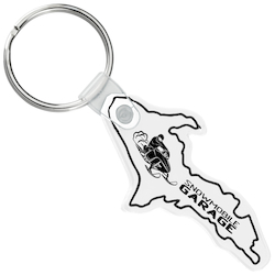 Michigan - Upper Soft Keychain - Opaque