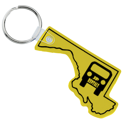 Maryland Soft Keychain - Opaque