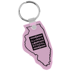 Illinois Soft Keychain - Opaque