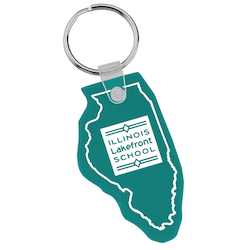 Illinois Soft Keychain - Opaque