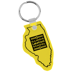 Illinois Soft Keychain - Opaque