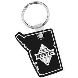 Connecticut Soft Keychain - Opaque
