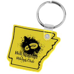 Arkansas Soft Keychain - Opaque