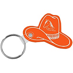 Western Hat Soft Keychain - Translucent