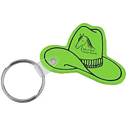 Western Hat Soft Keychain - Translucent