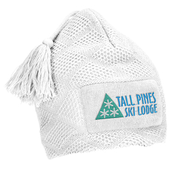 Diamond Knit Pom Pom Beanie