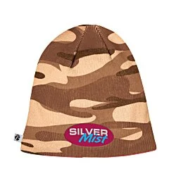 Camouflage Fine Knit Beanie