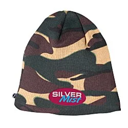 Camouflage Fine Knit Beanie