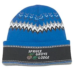 Chevron Heavyweight Beanie with Cuff