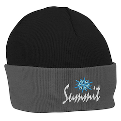 Contrast Cuff Knit Beanie