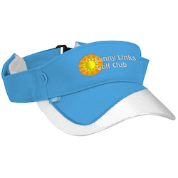 Fairway Wicking Golf Visor with Tee Holder