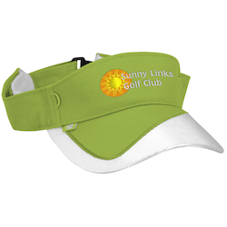 Fairway Wicking Golf Visor with Tee Holder