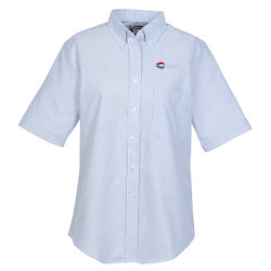 Easy Care Short Sleeve Stripe Oxford Shirt - Ladies'