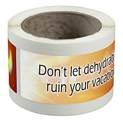 Water Bottle Label - 2" x 8"