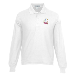 Soft-Blend Double-Tuck Long Sleeve Polo