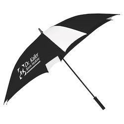 Square Vented Umbrella - 62" Arc - 24 hr