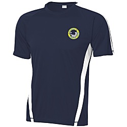 Colorblock Contender Tee - Men's - Embroidered - 24 hr