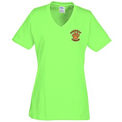 Port Classic 5.4 oz. V-Neck T-Shirt - Ladies' - Colors - Embroidered