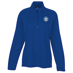 3.8 oz. Performance 1/4-Zip Pullover - Ladies' - Embroidered