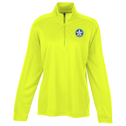 3.8 oz. Performance 1/4-Zip Pullover - Ladies' - Embroidered