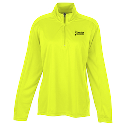 3.8 oz. Performance 1/4-Zip Pullover - Ladies' - Screen
