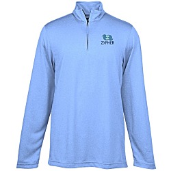 Cool & Dry Heathered Performance 1/4-Zip Pullover - Men's