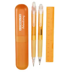 Caribbean Pen and Mechanical Pencil Set with Ruler