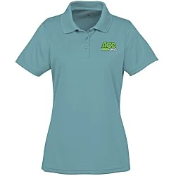Spin Dye Pique Polo - Ladies' - Embroidered