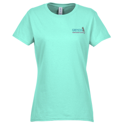 Soft 4.3 oz. Fitted T-Shirt - Ladies' - Embroidered