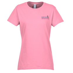 Soft 4.3 oz. Fitted T-Shirt - Ladies' - Embroidered