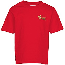5.2 oz. Cotton T-Shirt - Toddler - Embroidered