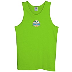 Adult 5.2 oz. Cotton Tank Top - Embroidered