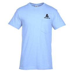 Adult 6 oz. Cotton Pocket T-Shirt - Screen