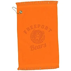 Fringed Golf Towel - 18" x 11" - Color