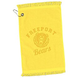 Fringed Golf Towel - 18" x 11" - Color