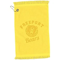 Fringed Golf Towel - 18" x 11" - Color