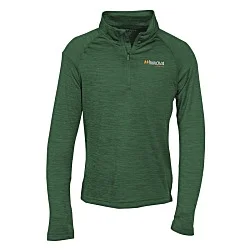 Space-Dyed 1/4-Zip Performance Pullover - Youth - Embroidered