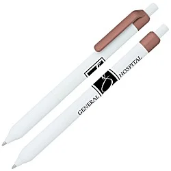 Alamo Pen - White - Metallic