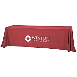 Serged Value Closed-Back Table Throw - 8'