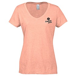 Optimal Tri-Blend V-Neck T-Shirt - Ladies' - Screen