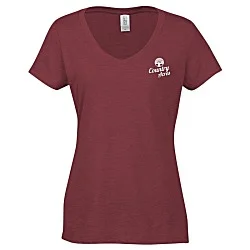 Optimal Tri-Blend V-Neck T-Shirt - Ladies' - Screen